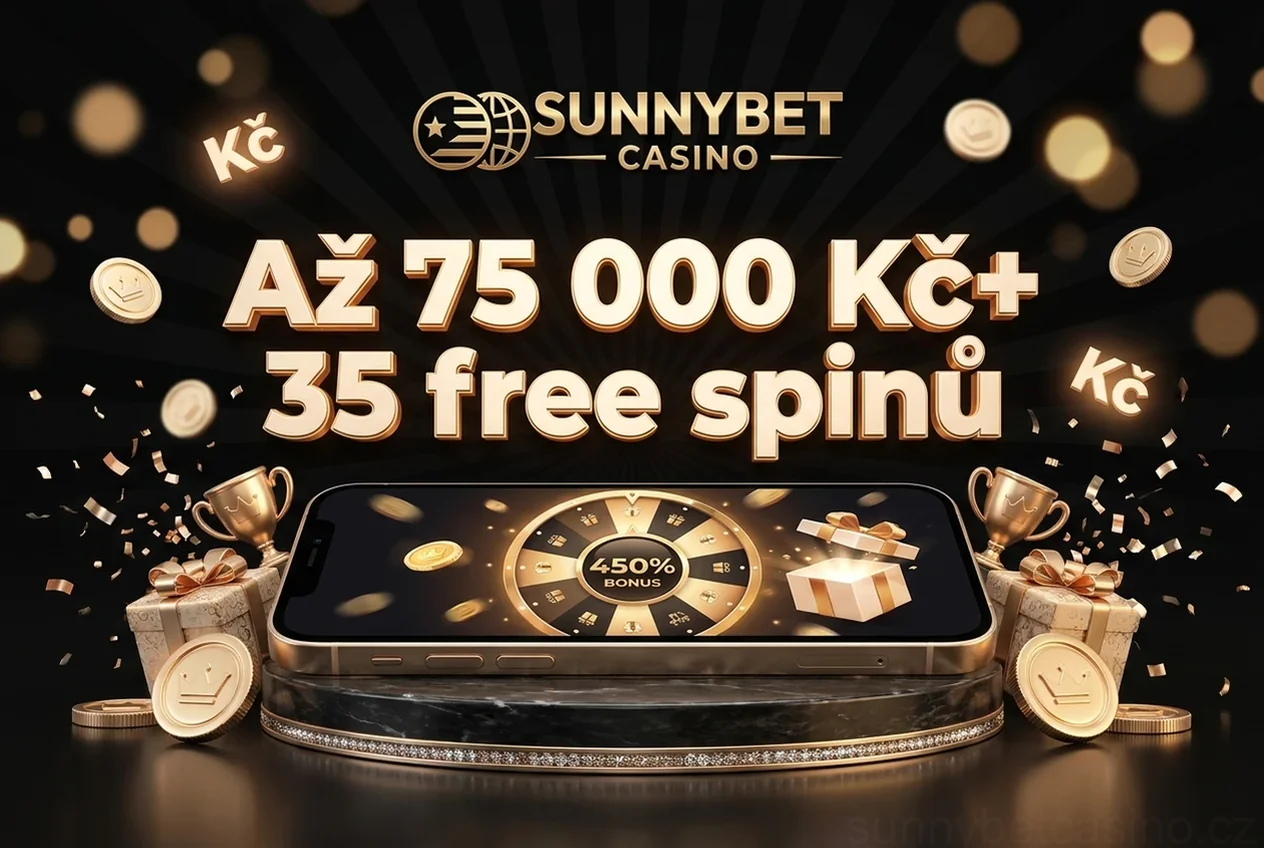 Až 75 000 Kč+ 35 free spinů